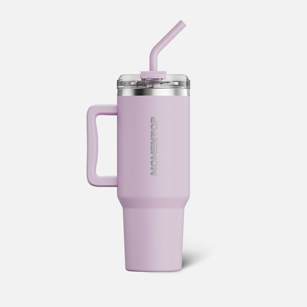 40oz SPORT TUMBLER WITH SIDE HANDLE MOMENTOP™| COOL PINK