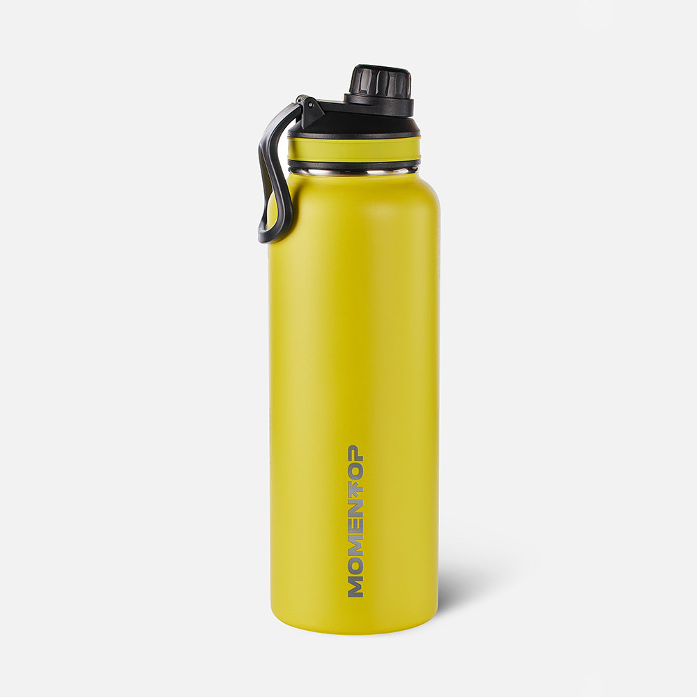 BOTELLA DEPORTIVA DE 4Ooz MOMENTOP™ | AMARILLO CHISPA 