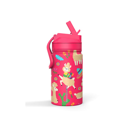 BOTELLA DE AGUA PARA NIÑOS DE 12 oz | PRINCESA ROSA